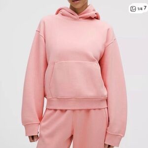 NWT Lululemon Steady State Oversized Hoodie TROS Pink Hoodie with Front Pocket M